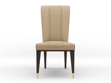 OPIUM - Upholstered leather chair by BRUNO ZAMPA - view 2